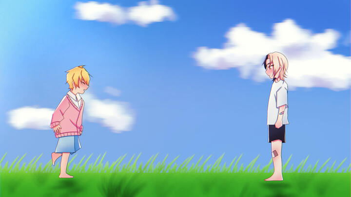 Umi &amp; Tsukiyo (art by me)