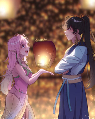 Dalia x Li Xuo (art: Kuraedo)